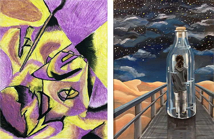 750x488 High School Art Studentshigh School Art Students The Artsology Blog - High School Painting