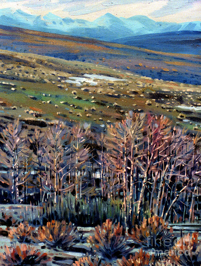680x900 High Sierra Painting By Donald Maier - High Sierra Painting