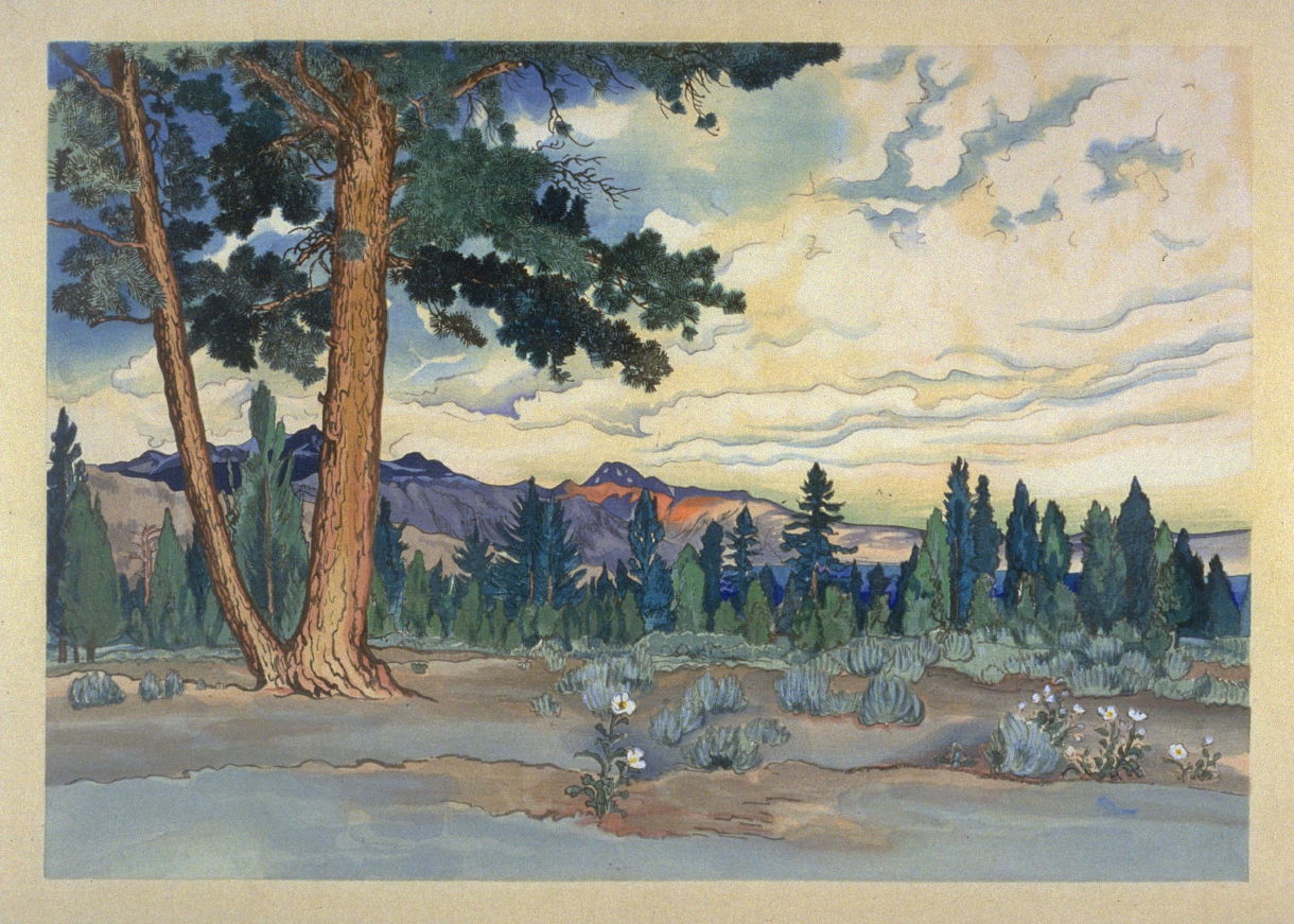 1220x871 Morning - High Sierra Painting