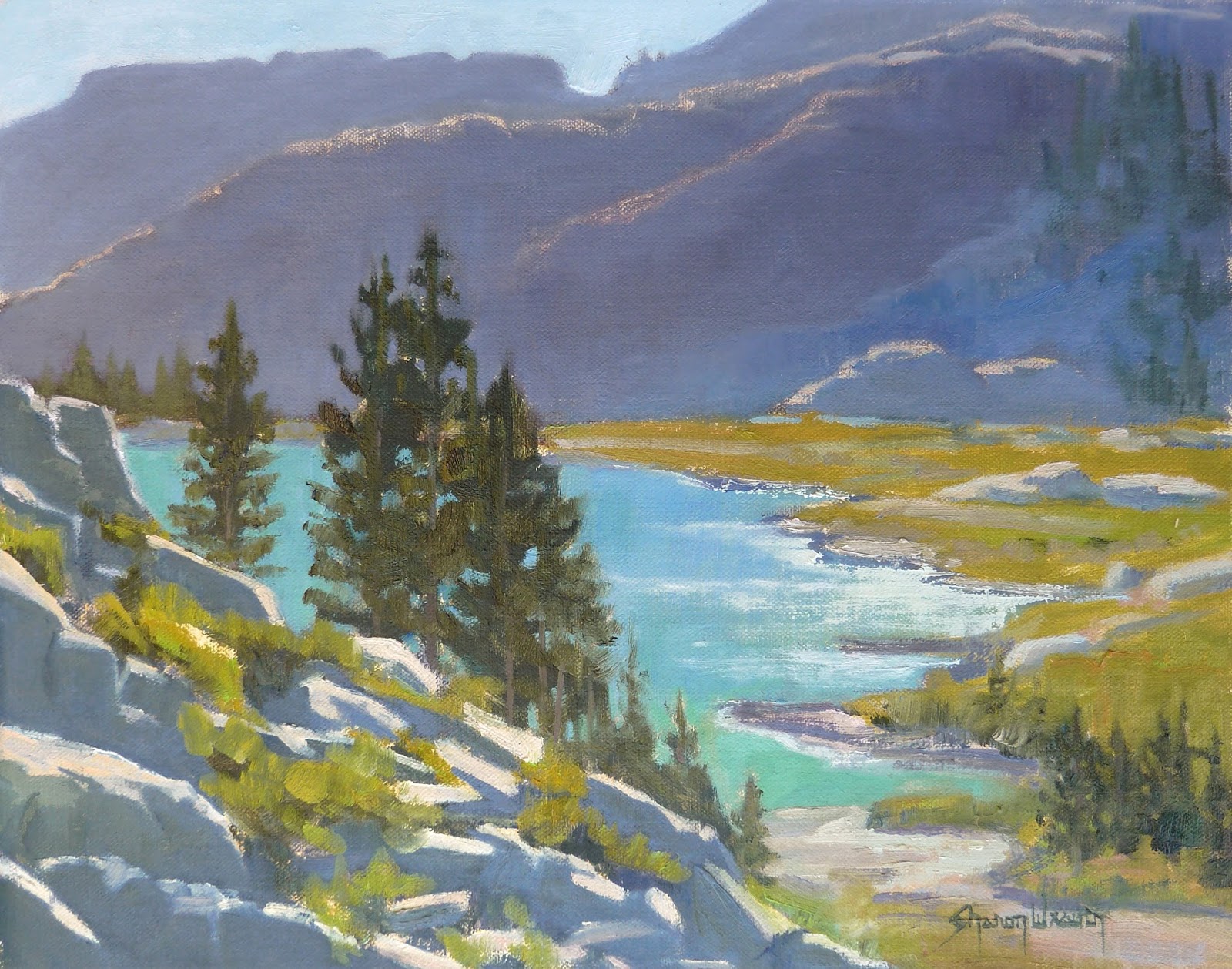 1600x1258 Try Painting With Time Limits Reflections Of An Artist Sharon - High Sierra Painting