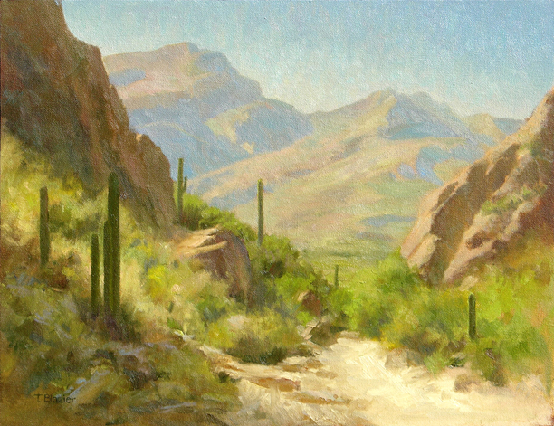 612x471 Tom Blazier's Painting Blog - High Sonoran Desert Painting