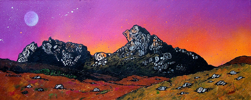 1000x398 Scottish Highlands Paintings Amp Prints - Highland Painting