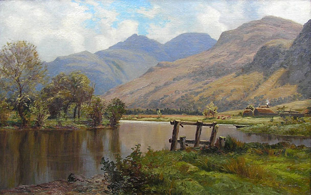 608x382 William Dalglish (1860 1909), Highland View For Sale - Highland Painting