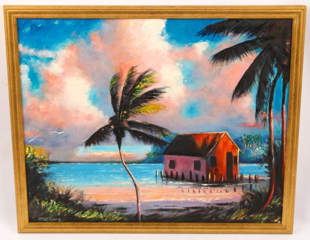 1024x794 Florida Highwaymen Art Auction - Highwaymen Painting