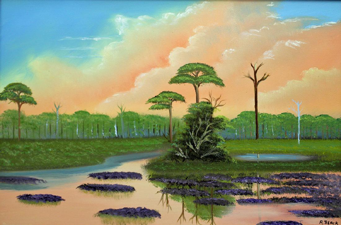 1100x724 Al Black Highwaymen Painting - Highwaymen Painting