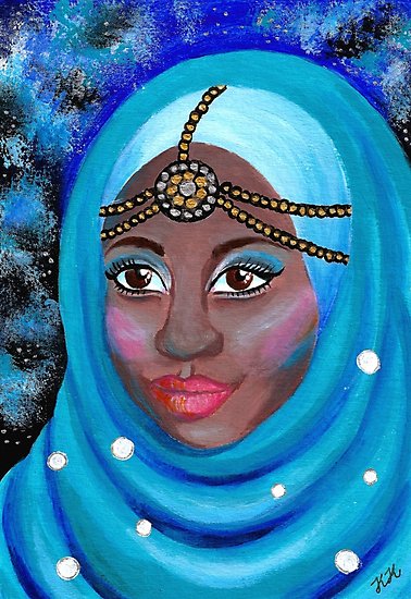 378x550 Eid - Hijab Painting