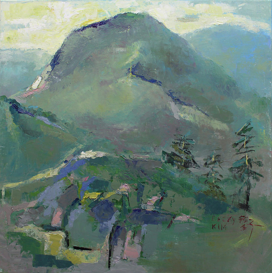 Hiking Painting at PaintingValley.com | Explore collection of Hiking ...