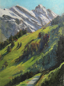 225x300 Hiking Paintings Fine Art America - Hiking Painting