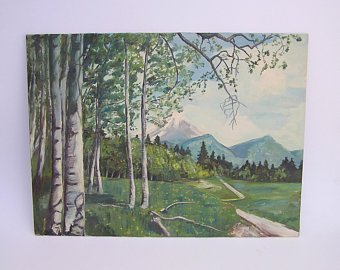 340x270 Hiking Painting Etsy - Hiking Painting