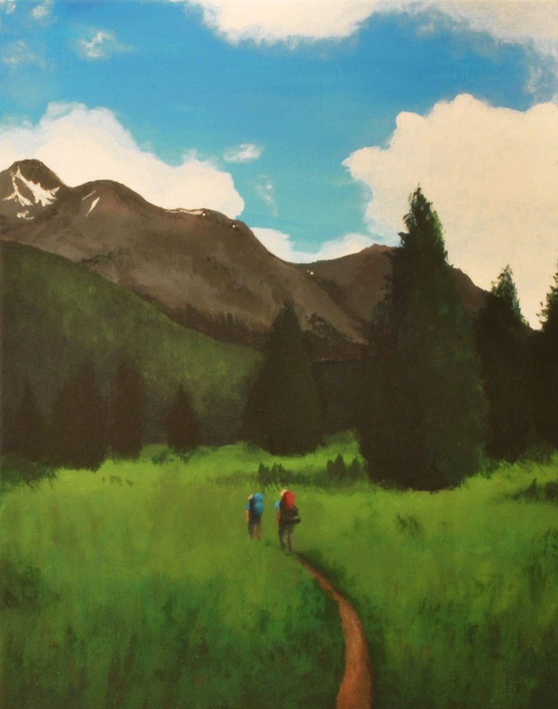 Hiking Painting At Explore Collection Of Hiking