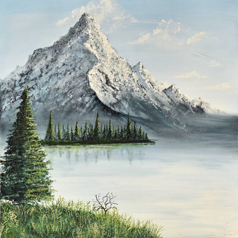 Hiking Painting at PaintingValley.com | Explore collection of Hiking ...