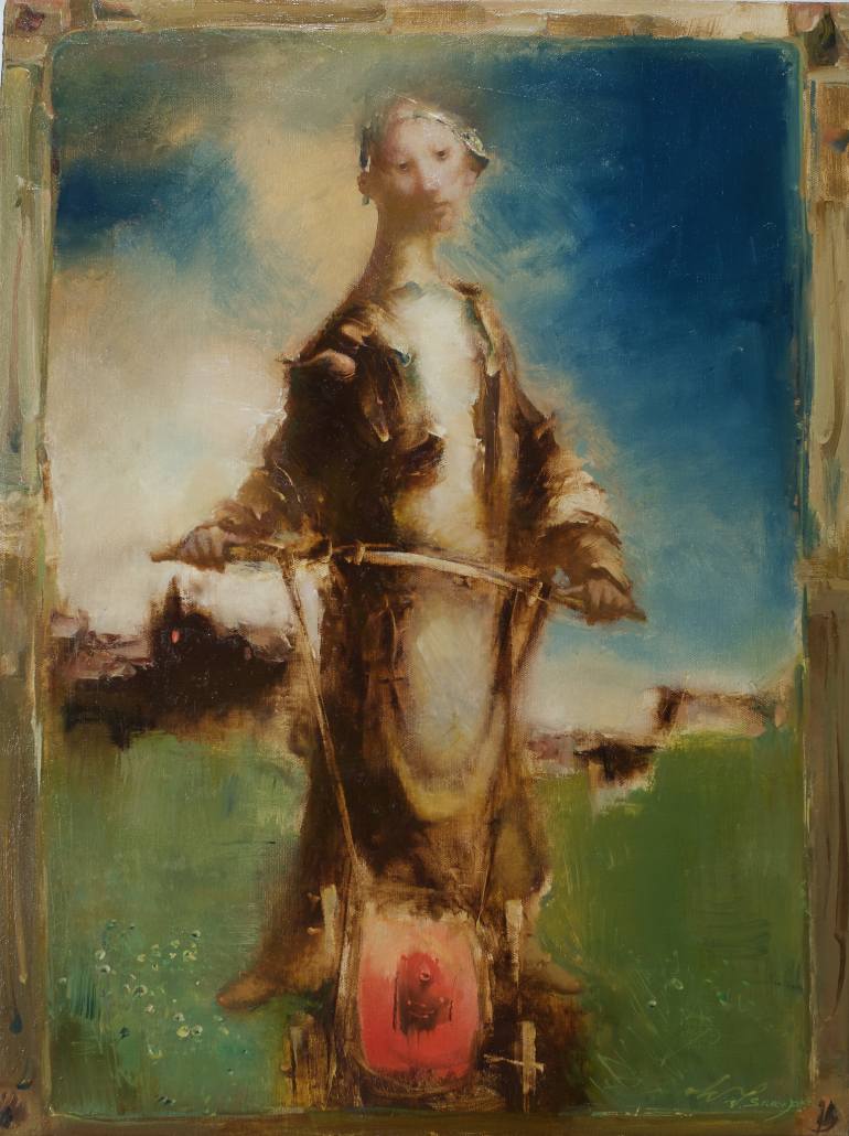 770x1030 Saatchi Art Hiking Trail Painting By Valeriy Skrypka - Hiking Painting