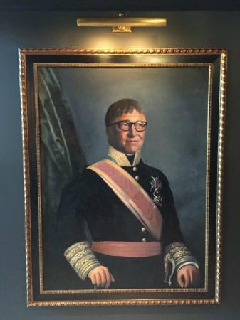 337x450 Hilarious! Does Bill Gates Know About This Painting - Hilarious Painting