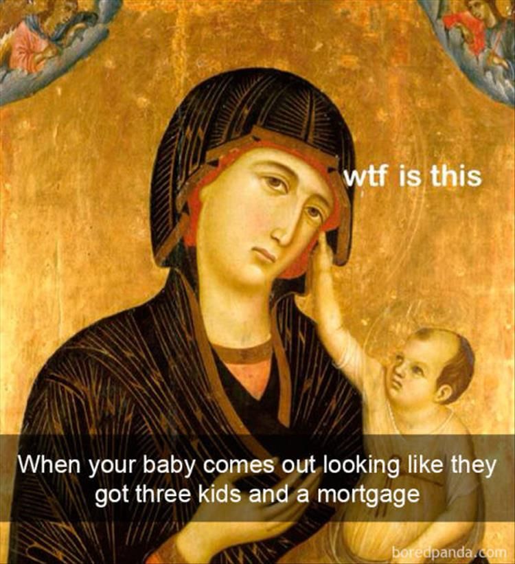 750x821 Hilarious Modern Interpretations Of Centuries Old Paintings 22 - Hilarious Painting