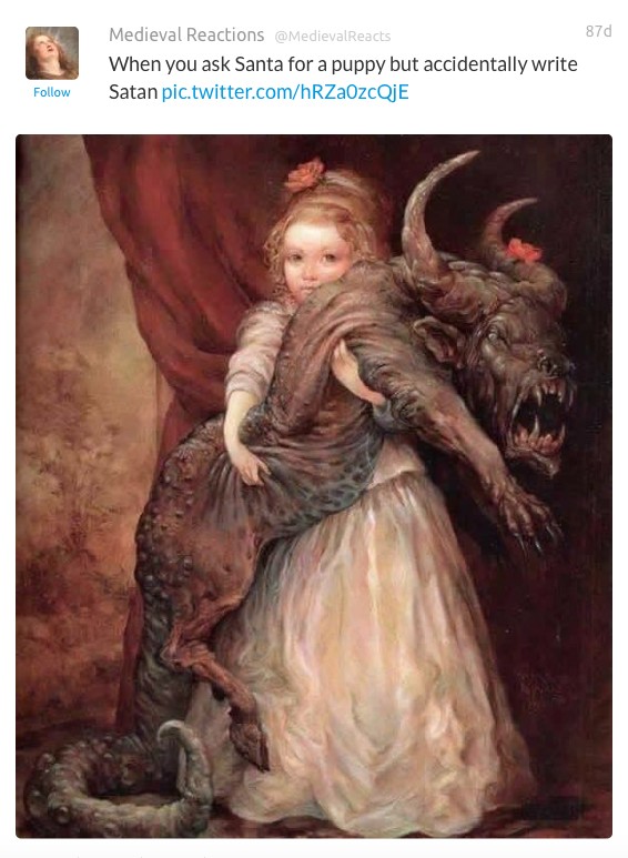 566x773 20 Funny Art History Tweets Proving That 2016 And 1400 Are - Hilarious Painting