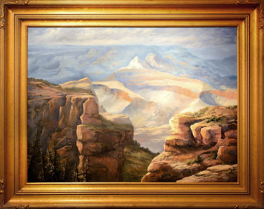 1000x792 Grand Canyon View - Hill Painting