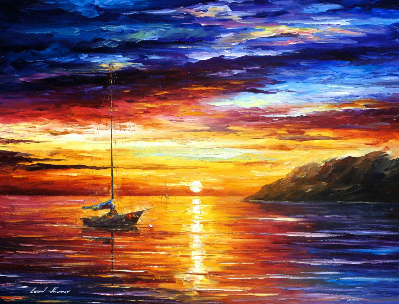 1280x975 Resting By The Hill - Hill Painting