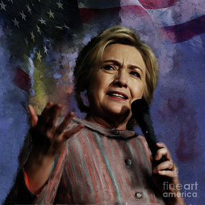 300x300 Hillary Clinton Paintings Fine Art America - Hillary Clinton Painting