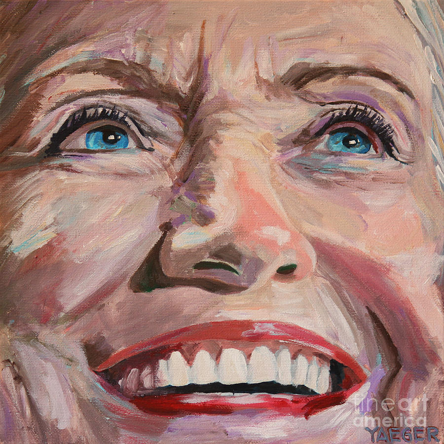 900x900 What Might Have Been Hillary Clinton Portrait Painting By Robert - Hillary Clinton Painting