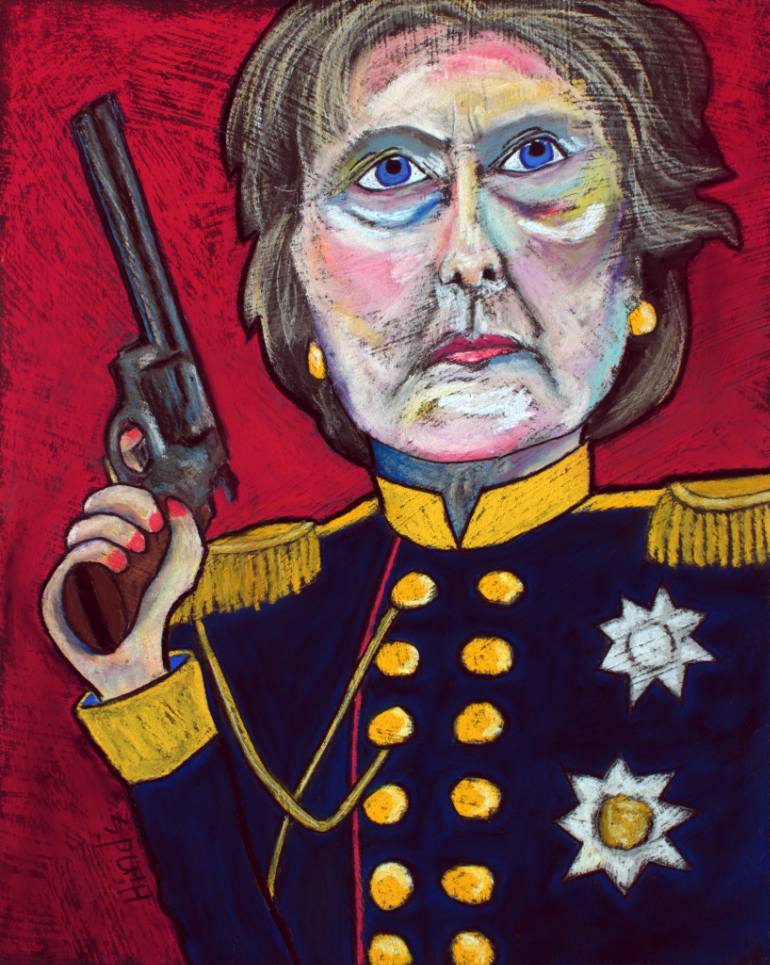 770x965 Saatchi Art Hillary Painting By David Hinds - Hillary Painting