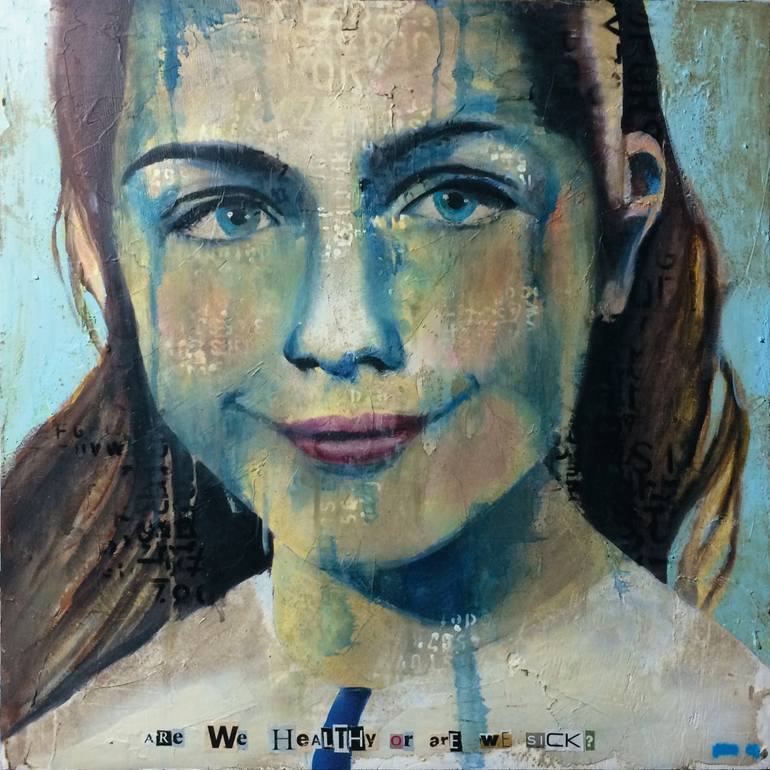 770x770 Saatchi Art Young Hillary Painting By Nicola Masuottolo - Hillary Painting