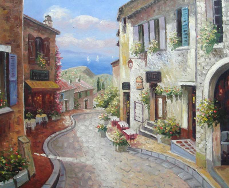 800x657 Oil Paintings Frames - Hilltop Painting