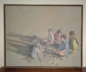 300x251 Elizabeth Grant Original Oil Painting Of Hilton Head Island Sc - Hilton Painting