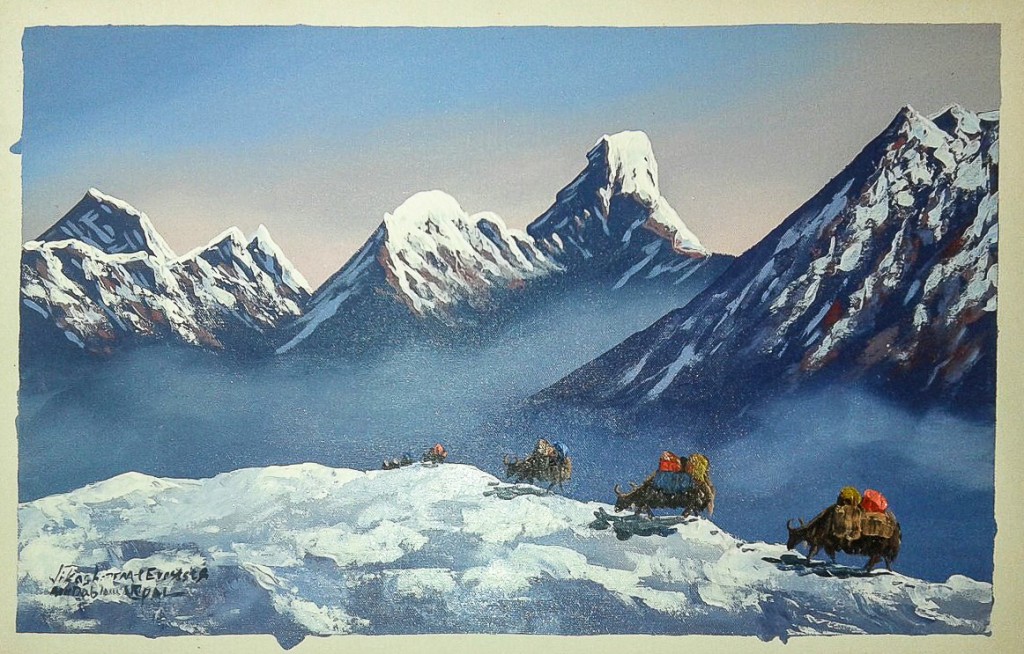 1024x654 Nepal Himalaya Painting 1 2 - Himalaya Painting