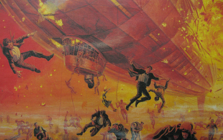 900x566 The Hindenburg B2 Japan - Hindenburg Painting