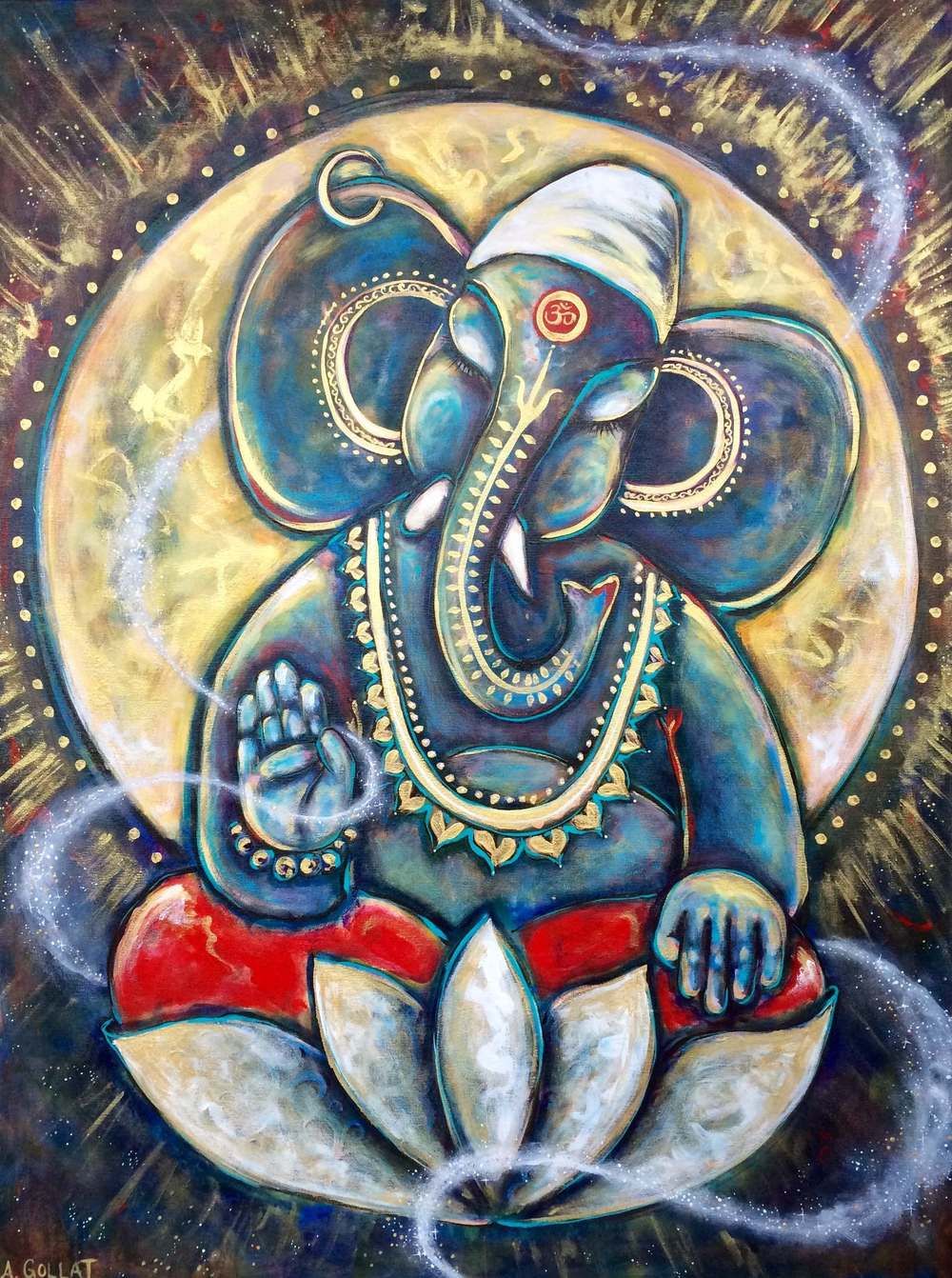 1000x1342 Pin By Nikki Davenport On Ganesha Ganesha, Ganesh - Hindu Elephant Painting