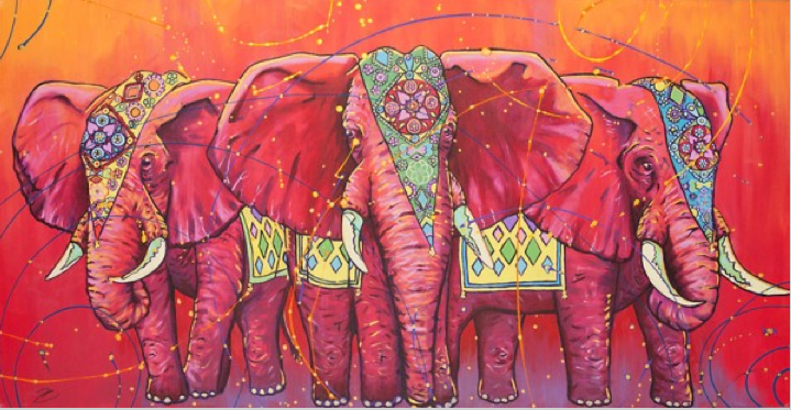 719x373 The True Meaning Behind Elephant Decorations Cara Lucia Medium - Hindu Elephant Painting