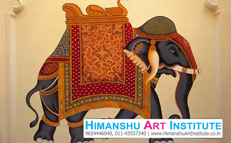 800x496 Certificate Course In Miniature Painting, Miniature Painting - Hindu Elephant Painting