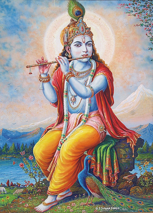 649x901 Kr 1 Hindu Gods Painting 3 Art Heritage - Hindu Painting