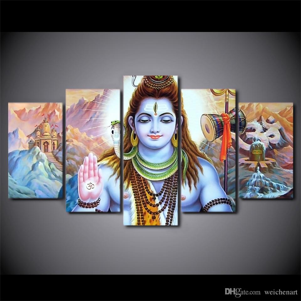 960x960 2018 Hd Printed Canvas Art Indian Mythology Painting Hindu God - Hindu Painting