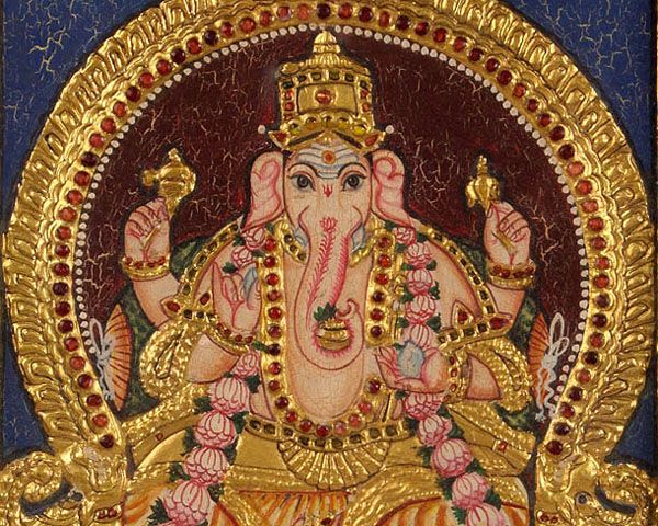 600x480 Tanjore Painting - Hindu Painting