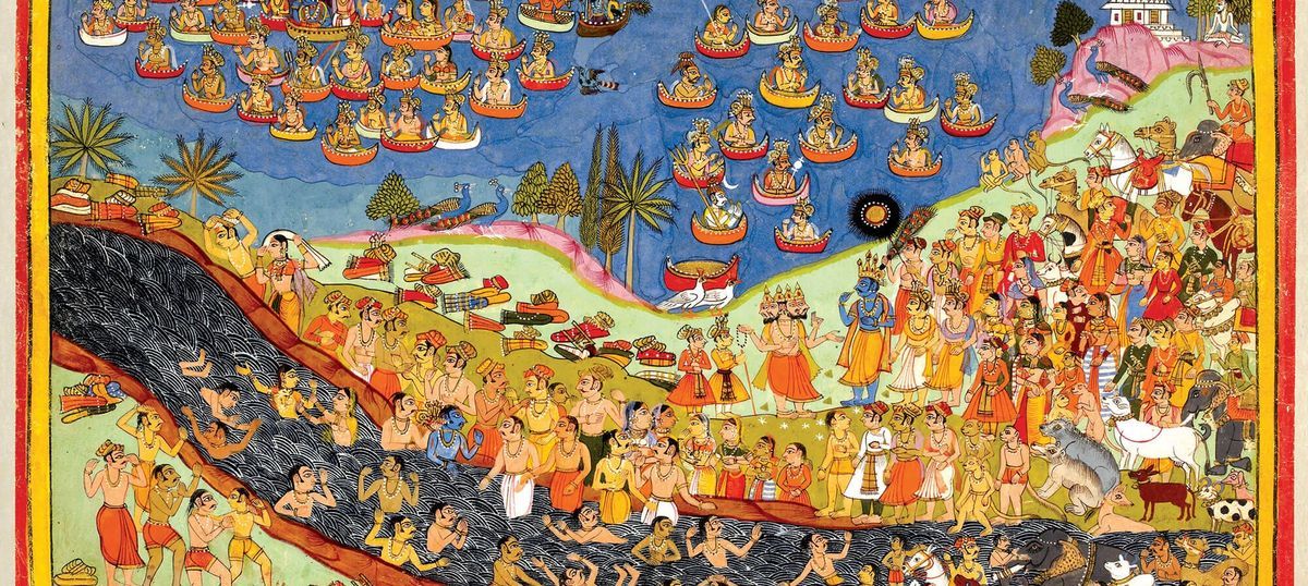 1200x538 When A Hindu Ruler Commissioned A Muslim Painter To Recreate - Hindu Painting