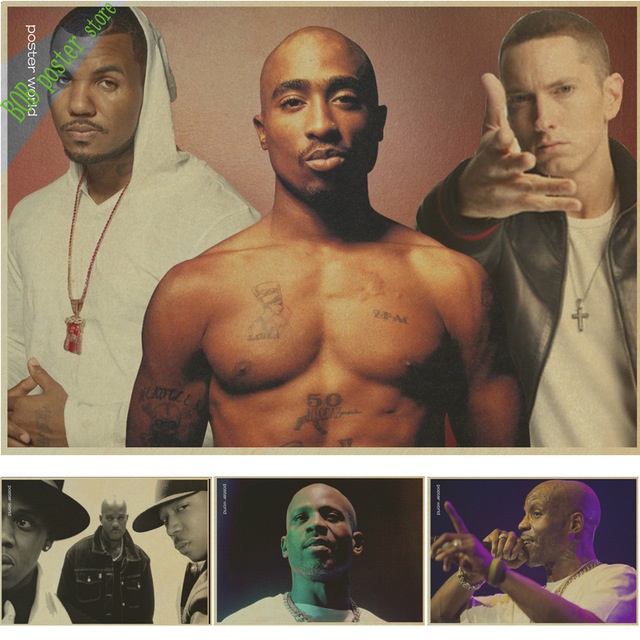 640x640 Vintage Poster Dmx Earl Simmons Art Print Wall Retro Poster Hip - Hip Hop Painting