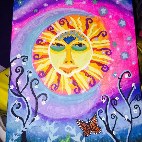 580x580 Other Cute Hippie Painting Poshmark - Hippie Painting