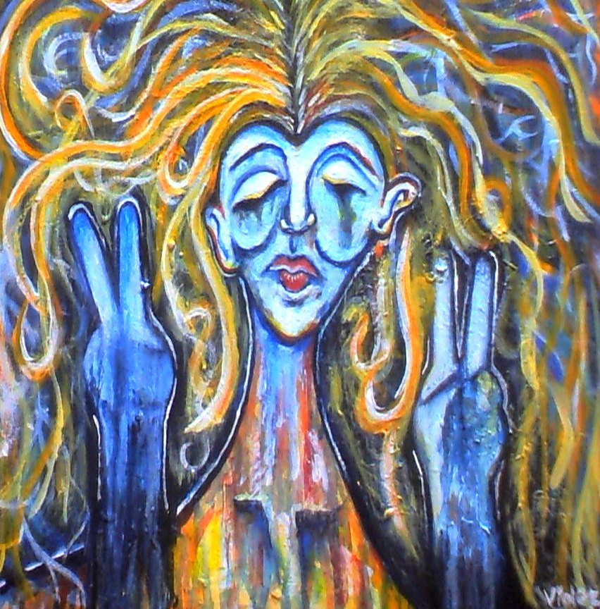 852x864 Past - Hippie Painting