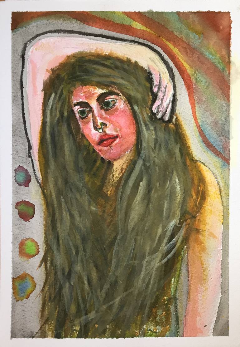 770x1112 Saatchi Art Trippy Hippie Painting By Sandeep Khalkho - Hippie Painting