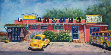450x225 Stunning Hippie Artwork For Sale On Fine Art Prints - Hippie Painting