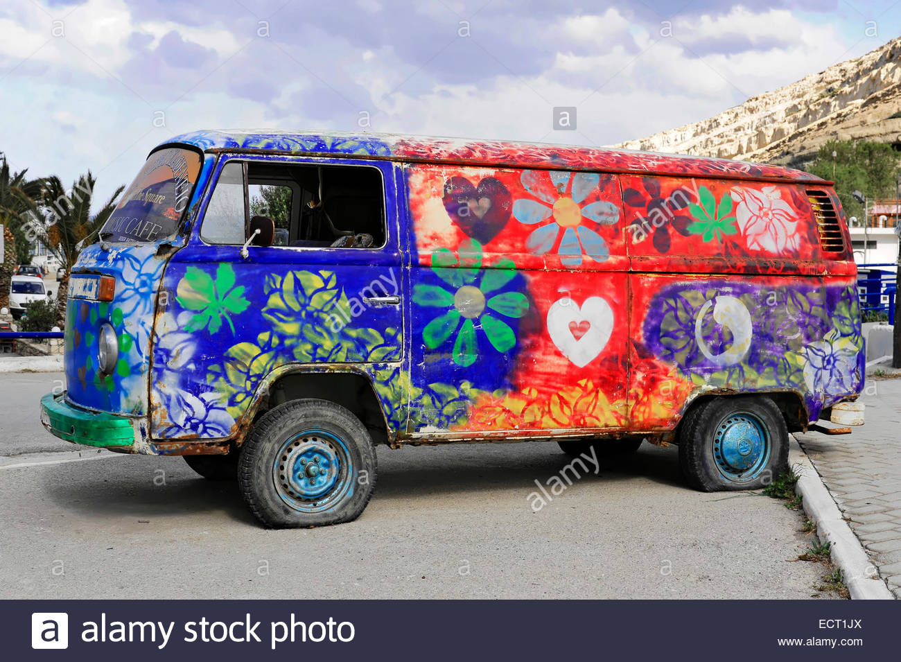 Hippie Van Painting at PaintingValley.com | Explore collection of ...