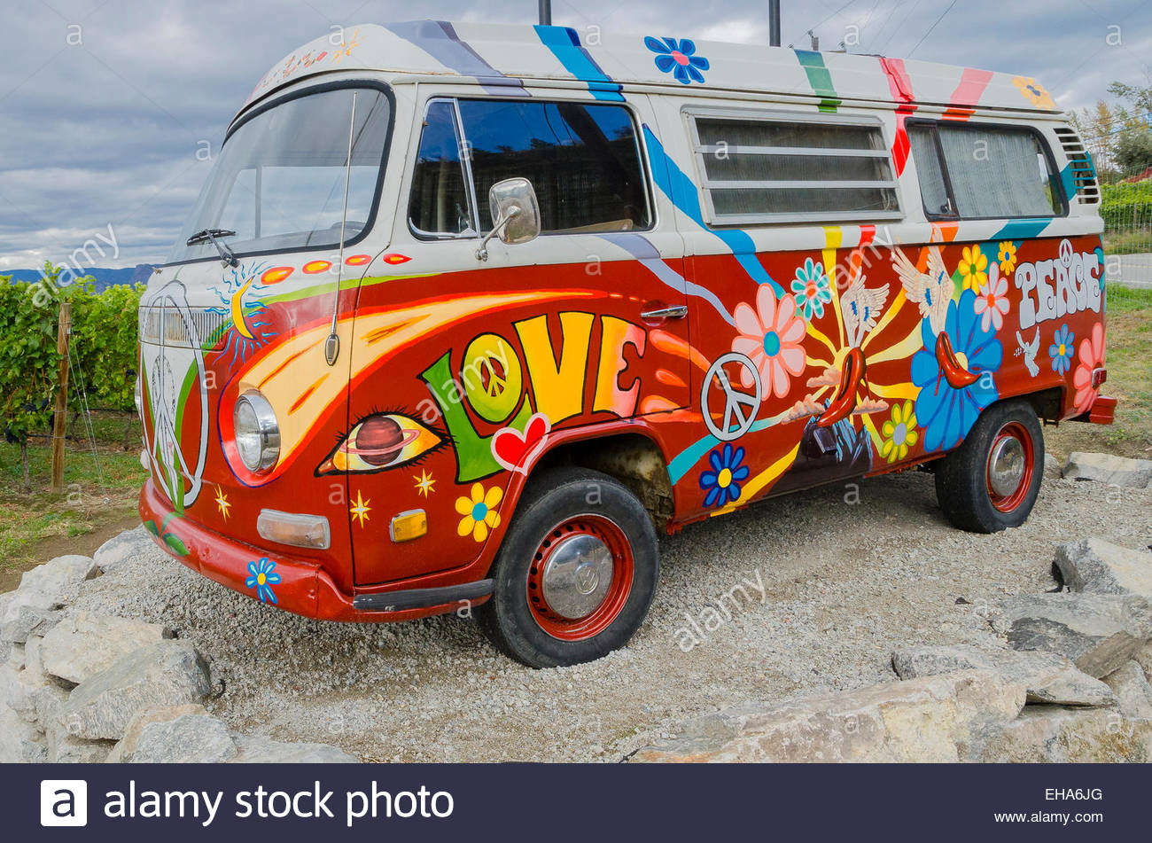 Hippie Van Painting at PaintingValley.com | Explore collection of ...