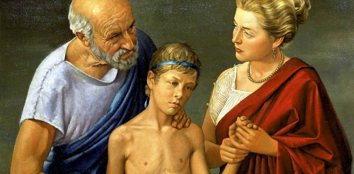 1218x600 News Researchers Trace Mediterranean Diet's Origin To Ancient - Hippocrates Painting