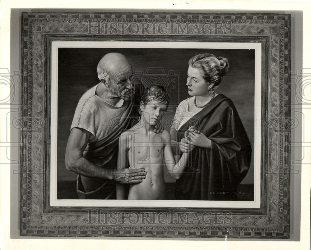 1000x805 Press Photo Hippocrates Father Western Medicine Historic Images - Hippocrates Painting