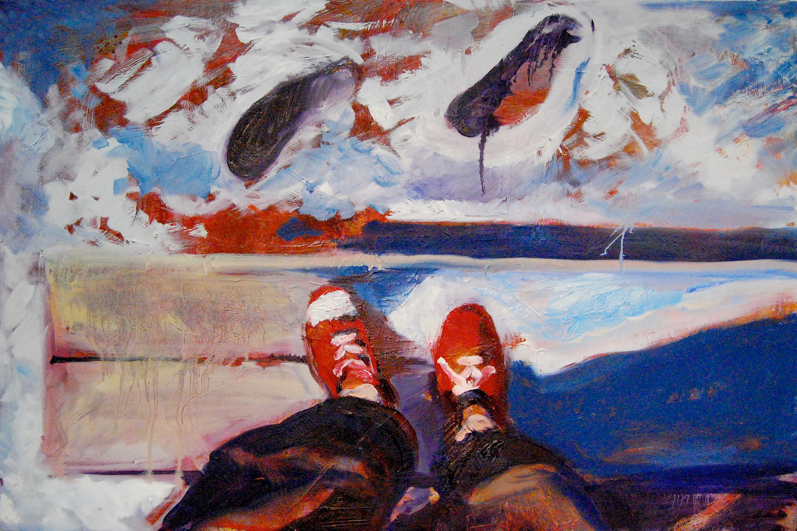 2757x1837 I Was Here. Steph Untz - Hipster Painting