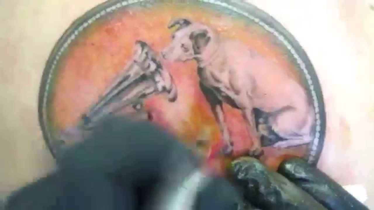 1280x720 Tattoo Rca Logo ! His Masters Voice By Fernando Shimizu - His Masters Voice Painting