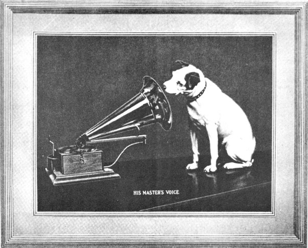 603x486 The Victor Talking Machine Company - His Masters Voice Painting