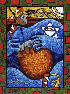 236x314 Hispanic Heritage Painting By Oscar Ortiz Arte De Puerto Rico - Hispanic Painting