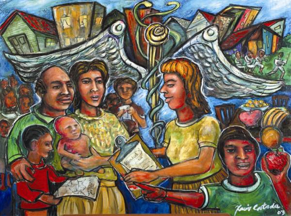 600x446 Hispanic Paintings - Hispanic Painting